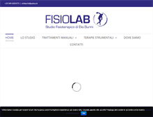 Tablet Screenshot of fisiolabfano.com